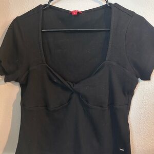 Guess Black Short Sleeve Tee